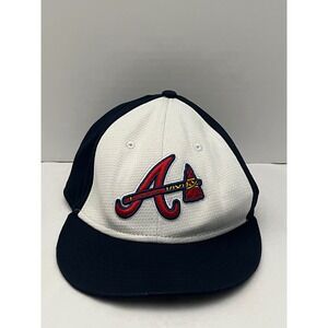 Atlanta Braves MLB Baseball Cap Youth Hat Fitted Blue‎ White